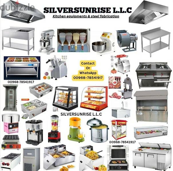 contract stainless steel work & selling kitchen equipments 0