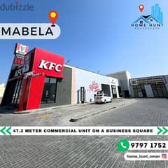 MABELA | 47.2 METER COMMERCIAL UNIT ON A BUSINESS SQUARE 0