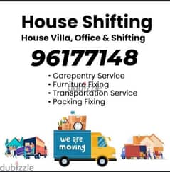 House shiffting office shiffting furniture fixing transport