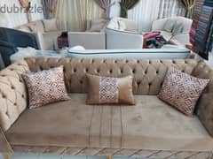new 3 seater sofa without delivery 1 piece 65 rial