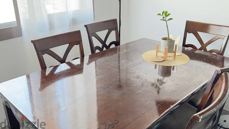 6 Seater Dining Table Home Center 1