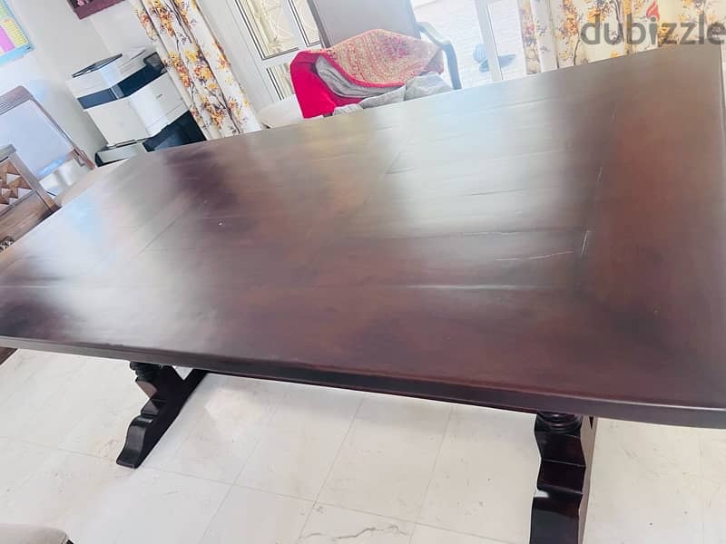 Rose wood dining table 6 Seater 2