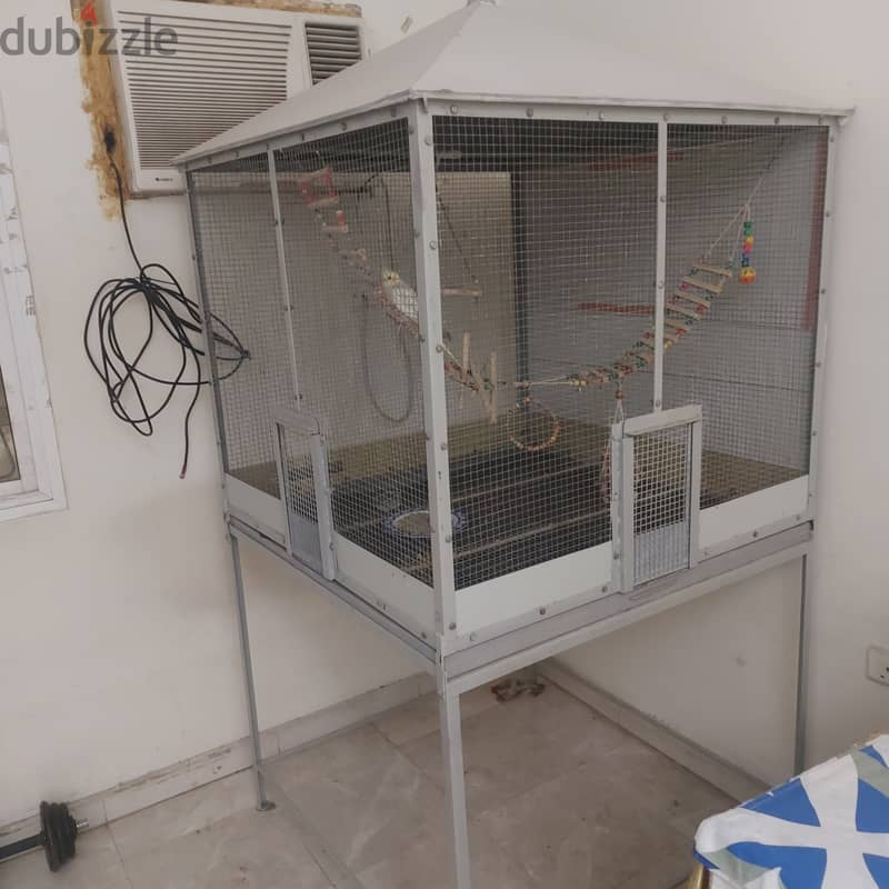metal cage for birds of all type 0