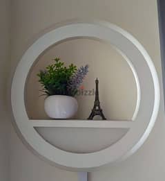 cool white ring light for wall. . with remote
