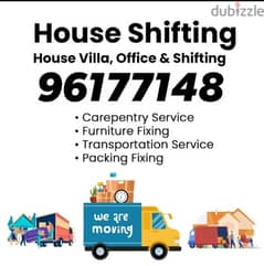 House shiffting office shiffting furniture fixing transport