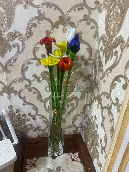 gladd flower  with vase 0