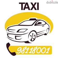 Taxi تاكسي في الخدمه Taxi service 24 hours service
