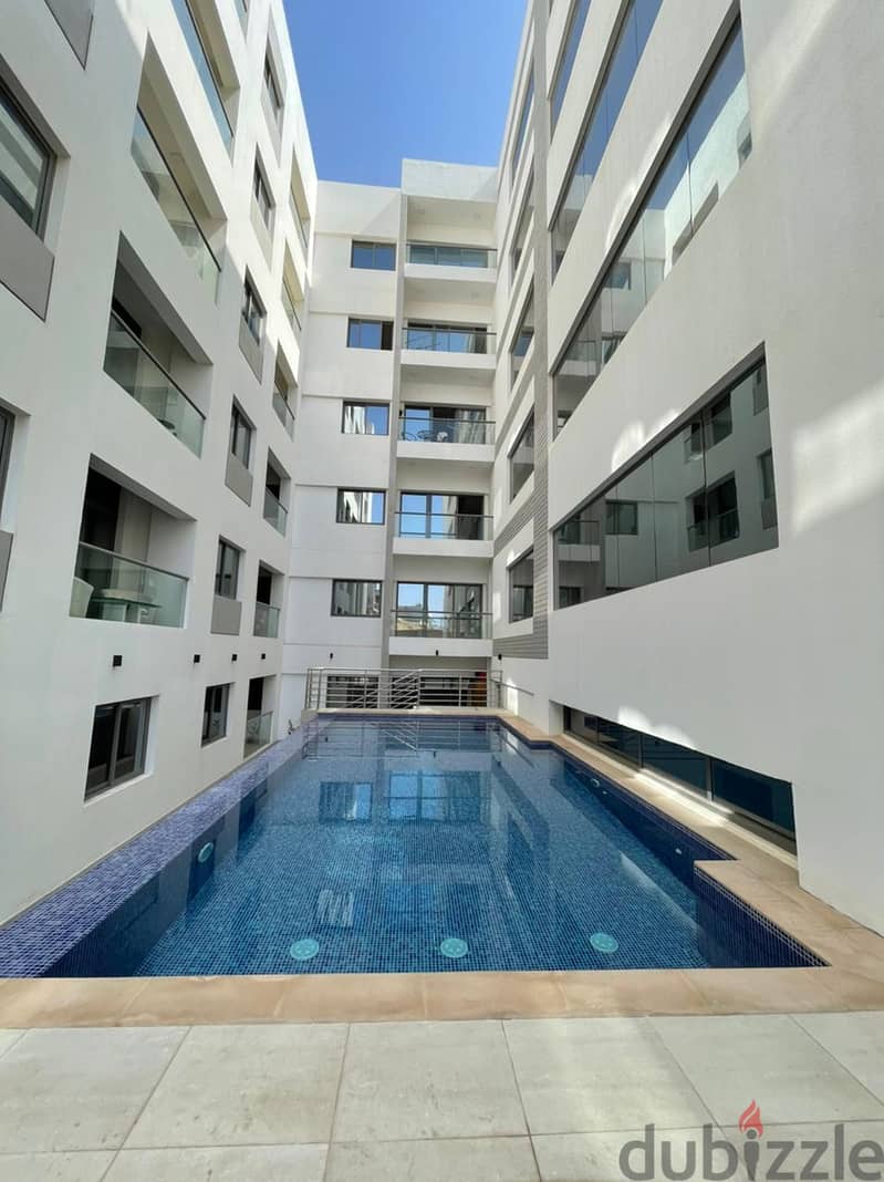 1 BR Lovely Apartment in Qurum, with Balcony, Pool and Gym 1