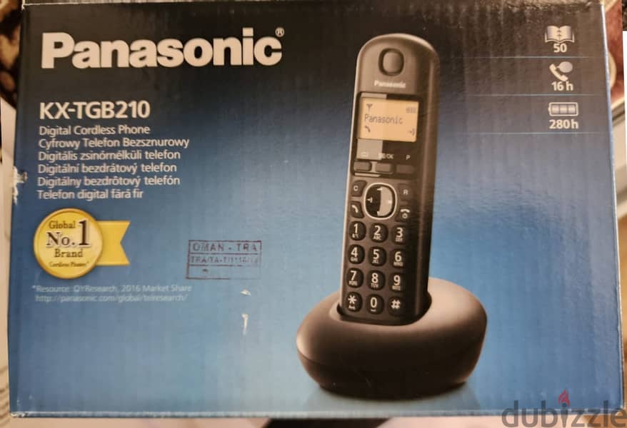 Panasonic Cordless Landline Phone KX-TGB210 1