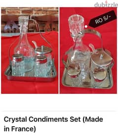 Condiment Crystal set 0