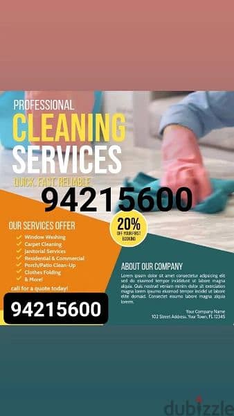 Professional Cleaning Services  House, Apartment and Commercial