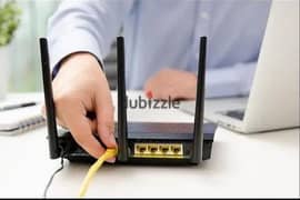 Home Internet service Router Fixing cable pulling Home office flat 0