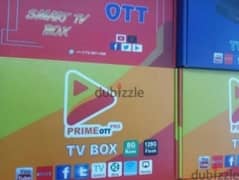 TV Box with One year subscription.