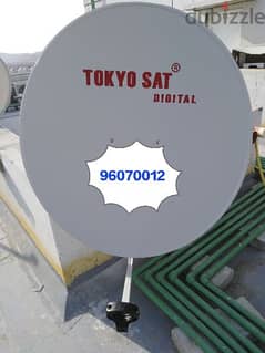Nileset Arabsat dish TV Airtel all dish fixing home services