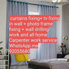 curtains,photo,wallpaper working/drilling/Carpenter,repair/ikea fix/