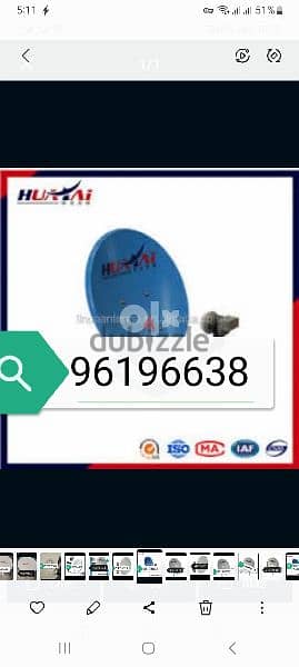 Home service Nileset Arabset Airtel DishTv osn fixing and setting