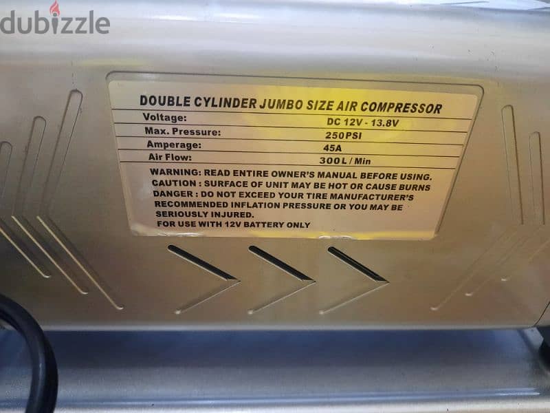 double cylinder jumbo size air compressor 4