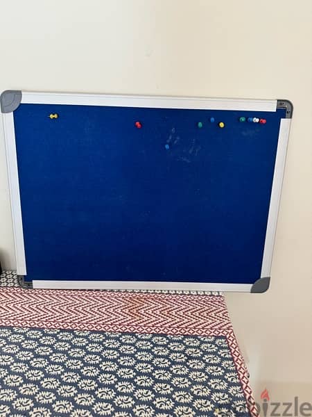 white board and pin board rarely used 1