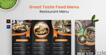 Flyer design | Food Menu design 0