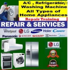 Qantab full automatic washing machine repair AC  plumber electric
