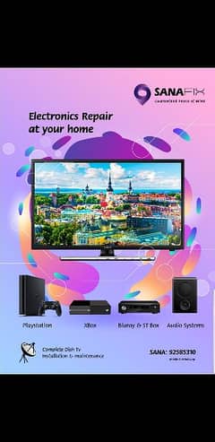 Sony samsung LG TCL Nikai Hisense Led lcd TV repairing home service 0