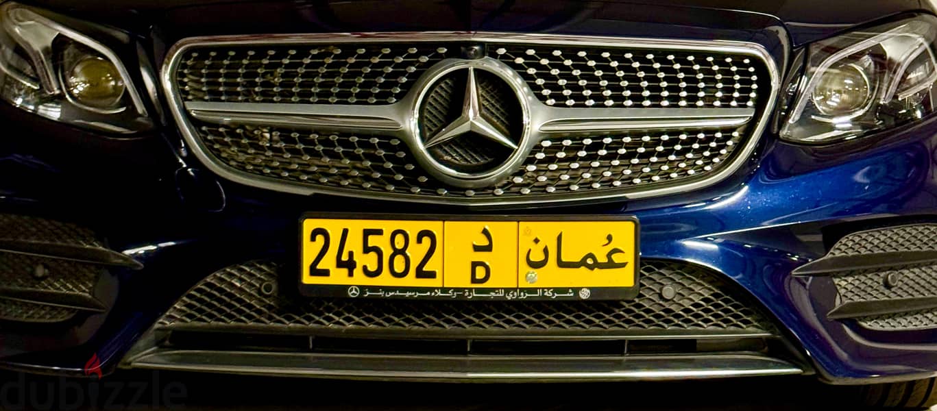 Number Plate 24582 D 0