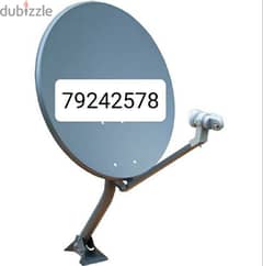 satellite dish nileset arabset airtel dishtv mantines and fixing