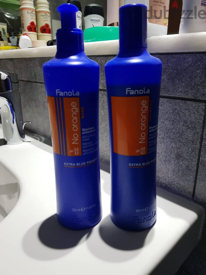 Blue shampoo  5 OMR 350ml and crazy colour OMR 4 green/purple/blue 0