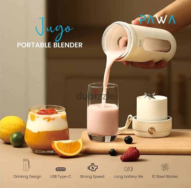 Pawa Jugo Portable Blender 350ML (Brand-New) 2