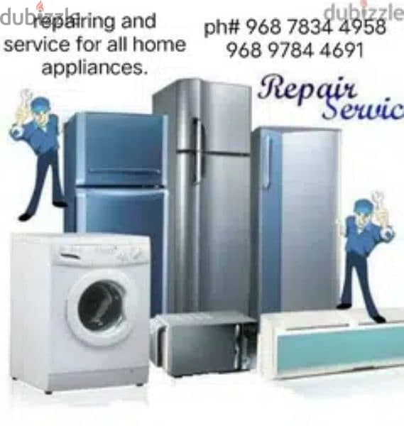 AC REFRIGERATOR WASHING MACHINE REPAIR And ServiceAC vice 0