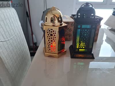 Two Lantern with battery candle