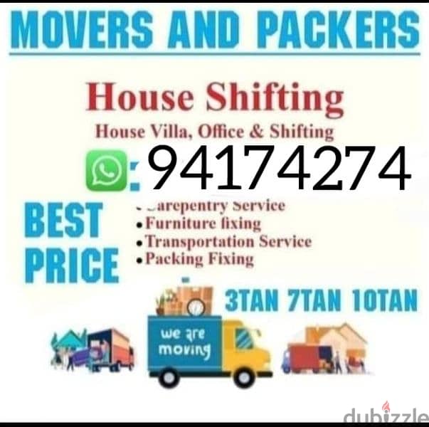 mover packer and transport service all Oman 0