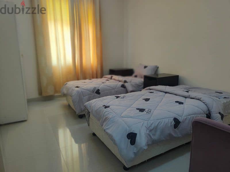 Fully Furnished 2 Bed's Flat with WiFi in Al Jiffrah Sohar 1