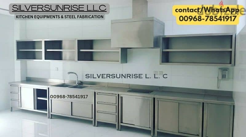 manufacturing stainless steel tea counter for restaurant 1