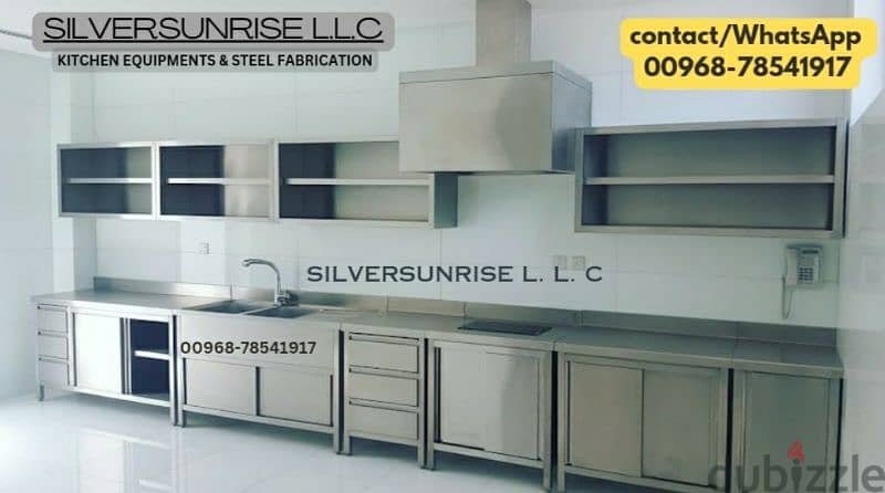 contract stainless steel work for home kitchen & restaurants 0