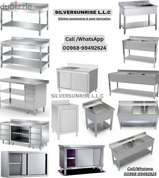 contract stainless steel work for home kitchen & restaurants 1