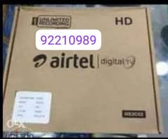 Letast modal Airtel full HDD Receiver with subscription 6 months
