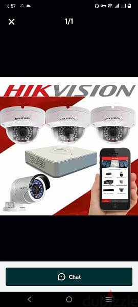 We do all type of CCTV Cameras  HD Turbo Hikvision Camer