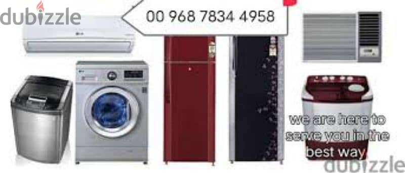 Maintenance Automatic washing machines and Refrigerator'ss 0