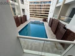 luxury furnished flat in muscat hills with swimming pool view 0