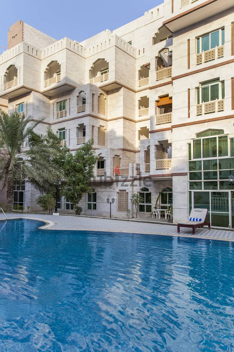 3 BHK deluxe Muscat Oasis Residence شقة من ثلاث غرف مجمع واحة مسقط 12