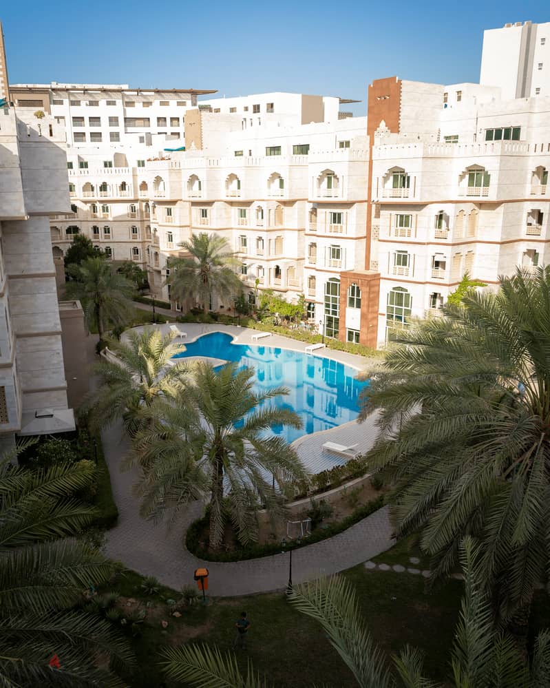 3 BHK deluxe Muscat Oasis Residence شقة من ثلاث غرف مجمع واحة مسقط 16