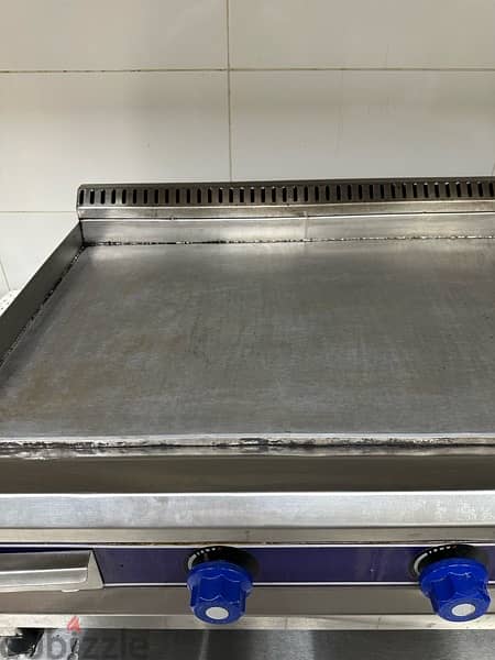 stainless steel flat grill table top 1