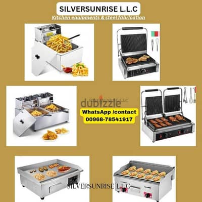 selling fryer, toster & grill. gas & eletirc