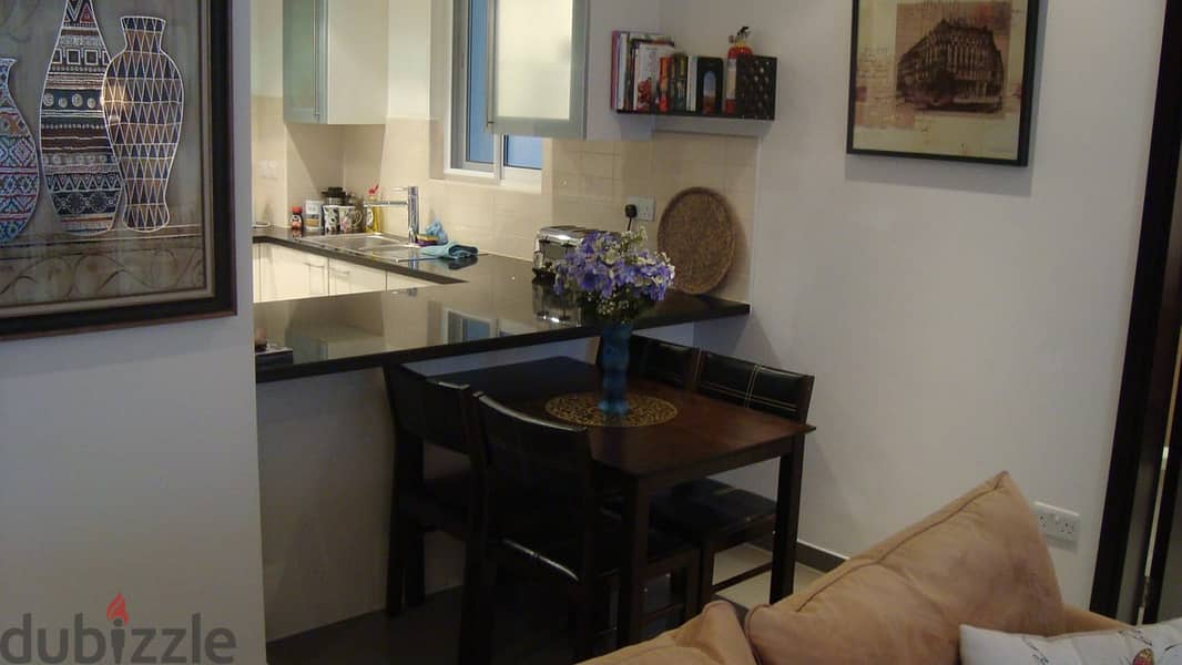 2 BED FURNISHED GRD FOOR FLAT Floor Flat,large patio. Al Mouj. 7