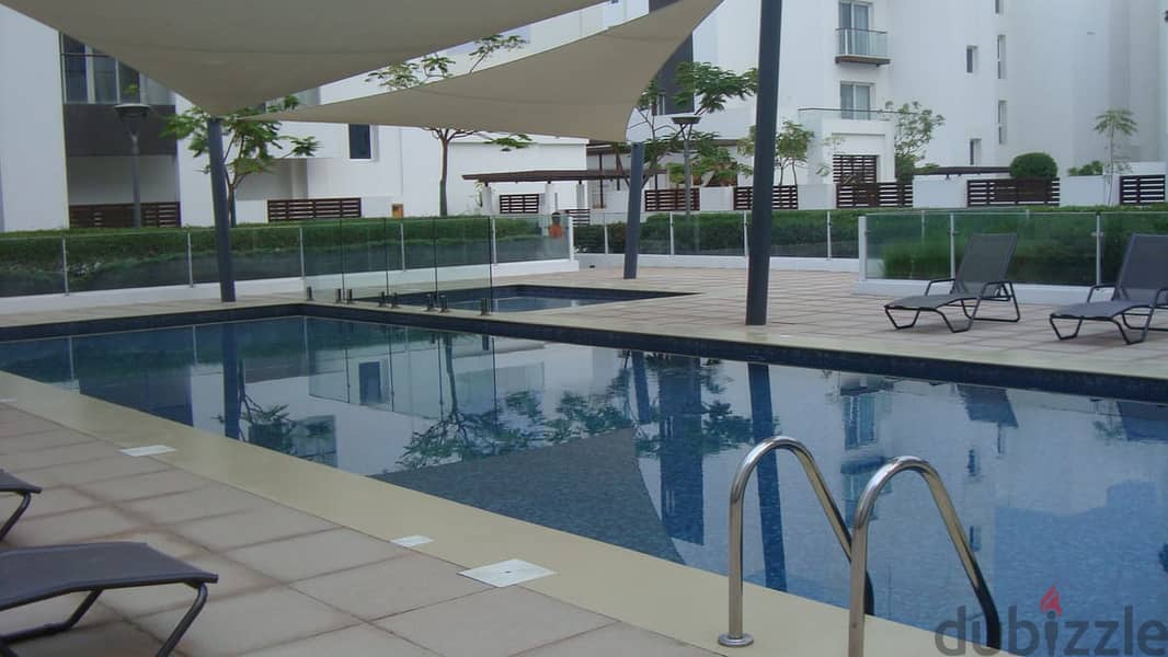 2 BED FURNISHED GRD FOOR FLAT Floor Flat,large patio. Al Mouj. 9