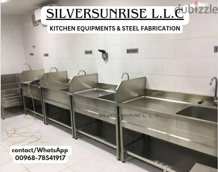 contract stainless steel work for restaurant & coffie shop 1