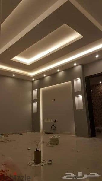 House Villa office shops Decor Gypsum board and paint work 3