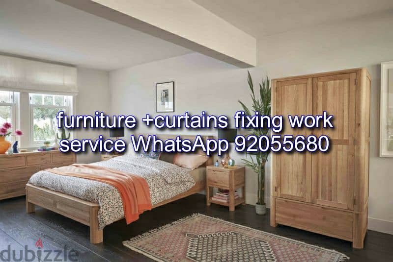 carpenter/furniture fix,repair/curtains,tv,wallpaper fixing  in wall/ 0