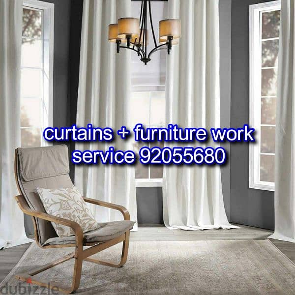 carpenter/furniture fix,repair/curtains,tv,wallpaper fixing  in wall/ 1